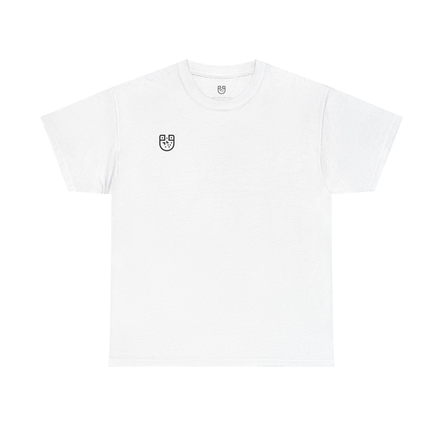 UfoundMe Basic Heavy Cotton Tee – Unisex QR Streetwear Shirt