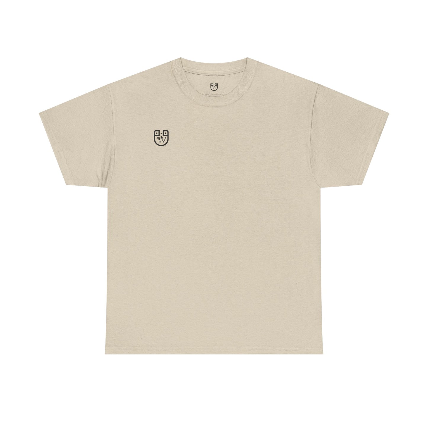 UfoundMe Basic Heavy Cotton Tee – Unisex QR Streetwear Shirt