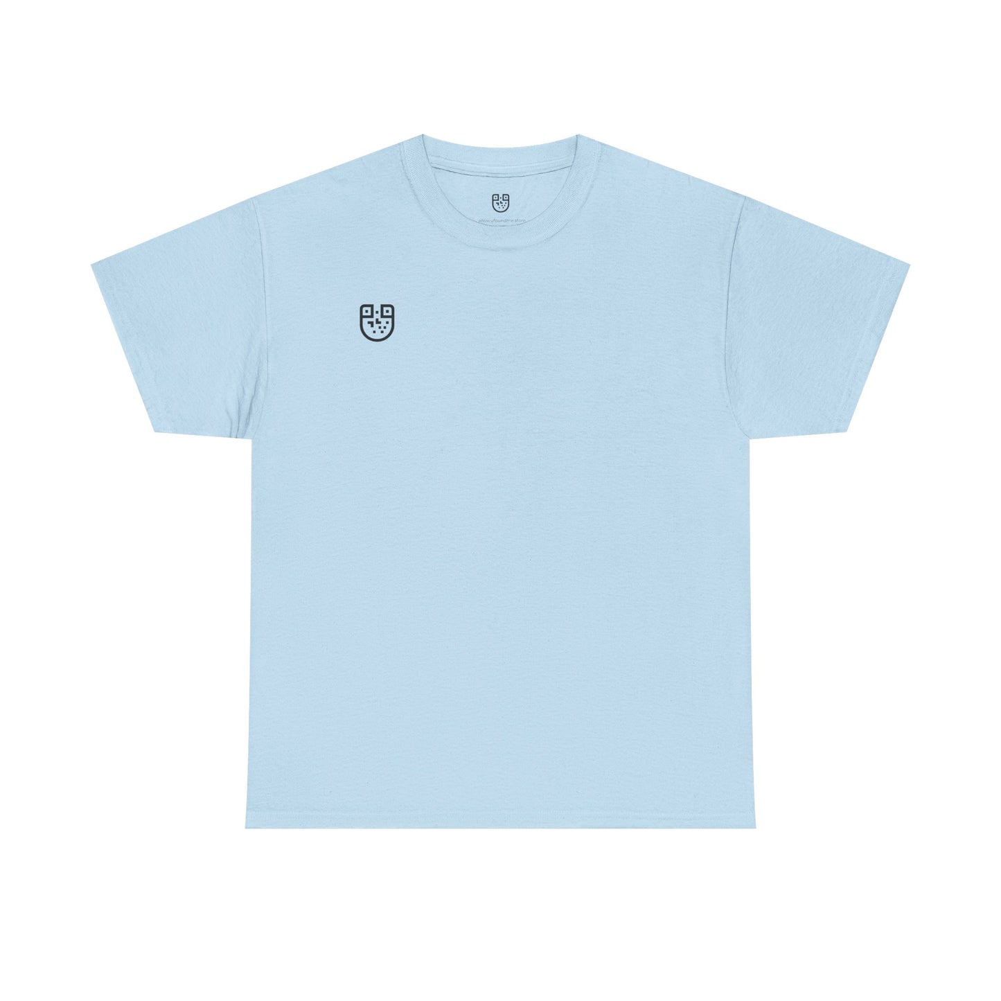 UfoundMe Basic Heavy Cotton Tee – Unisex QR Streetwear Shirt
