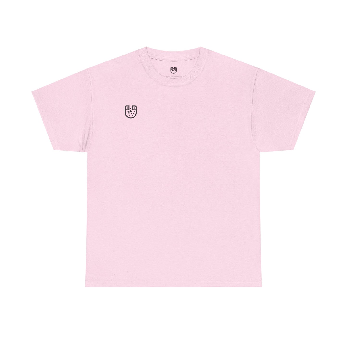 UfoundMe Basic Heavy Cotton Tee – Unisex QR Streetwear Shirt