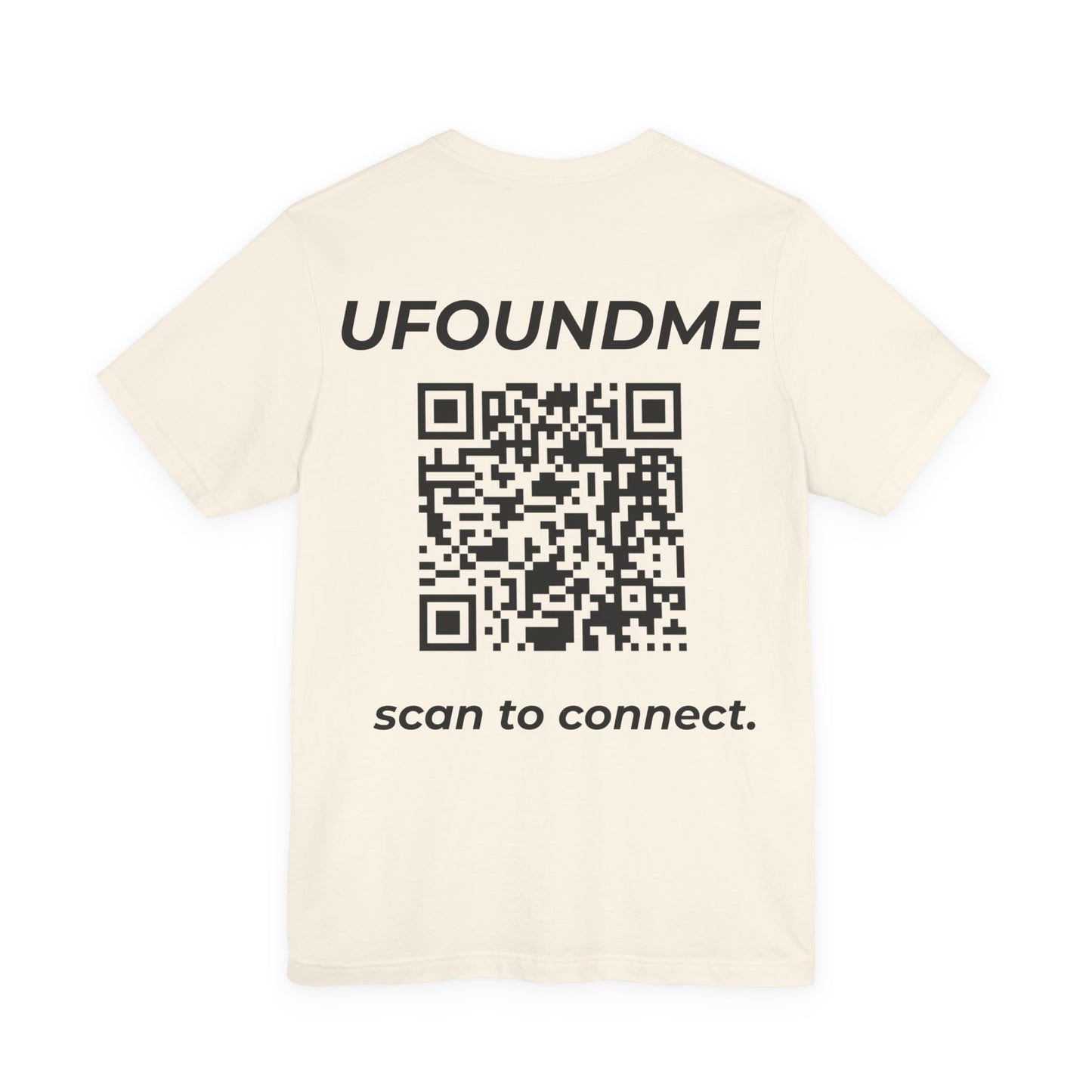 UfoundMe „Scan to Connect“ Basic Tee